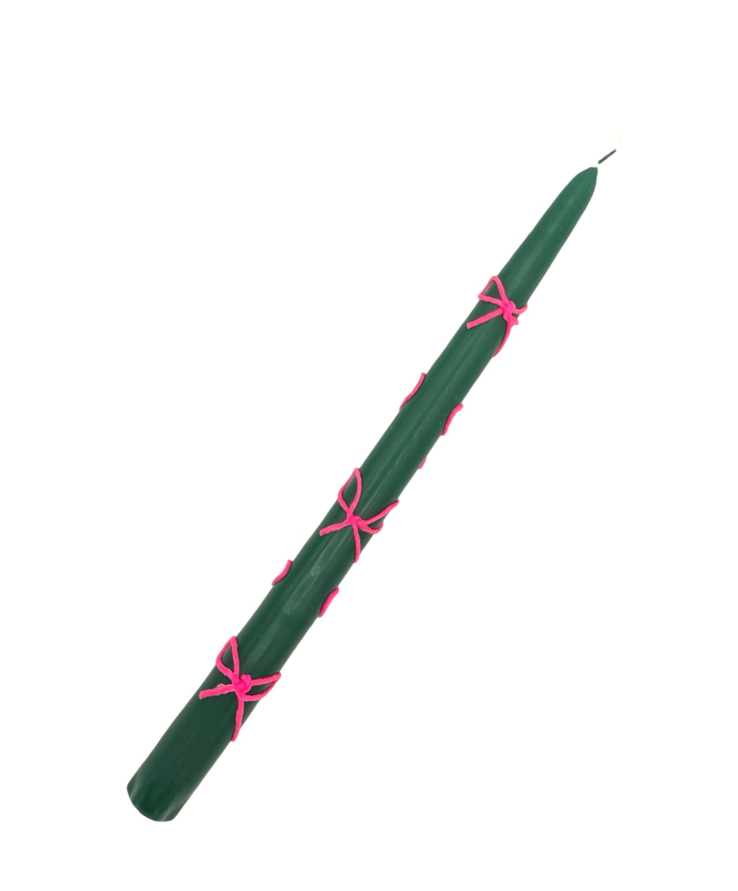 BOWS - CANDLESTICKS on green
