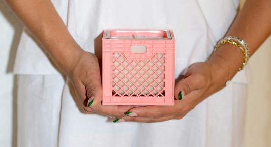 PINK MILK CRATE
