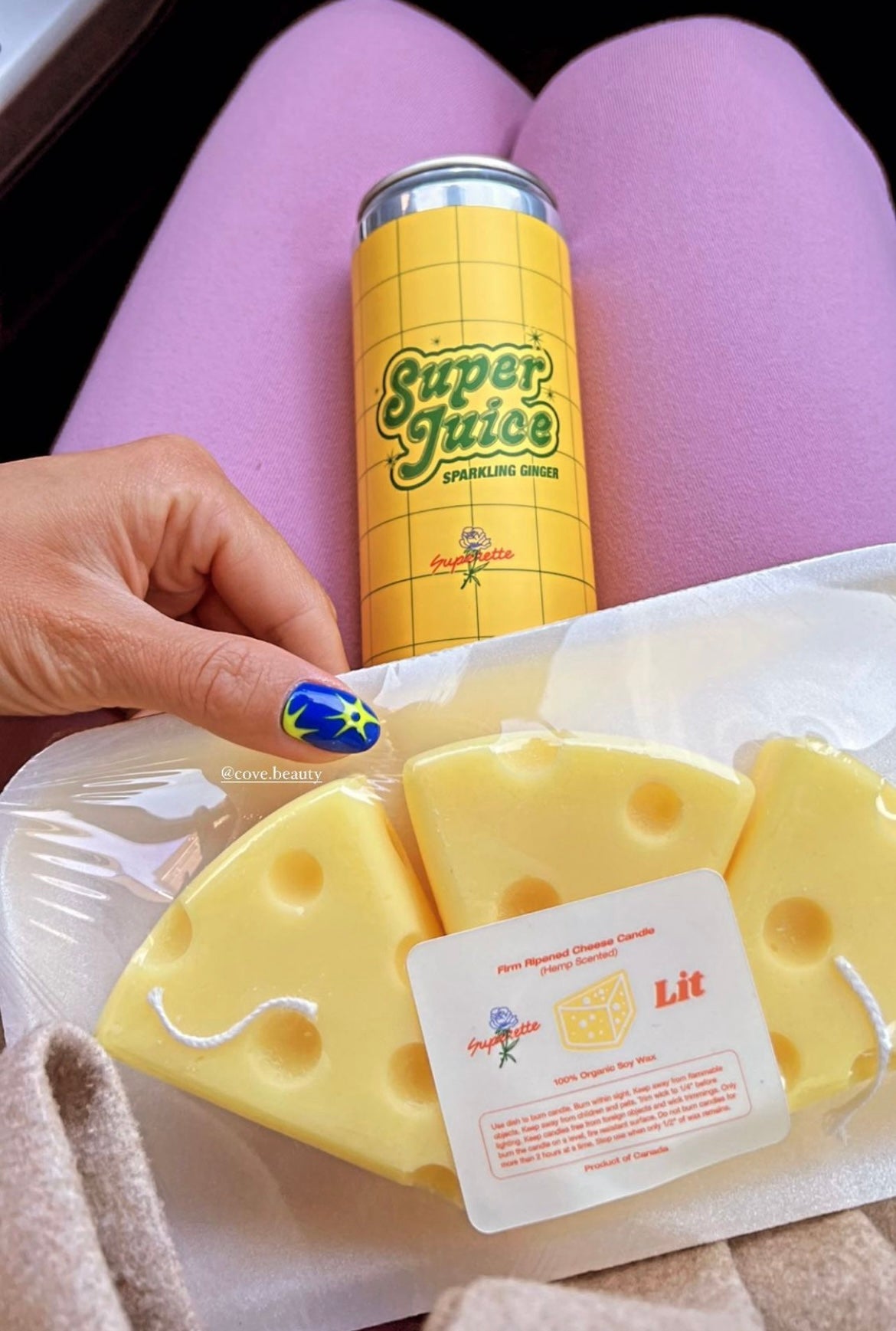 Cheese candle
