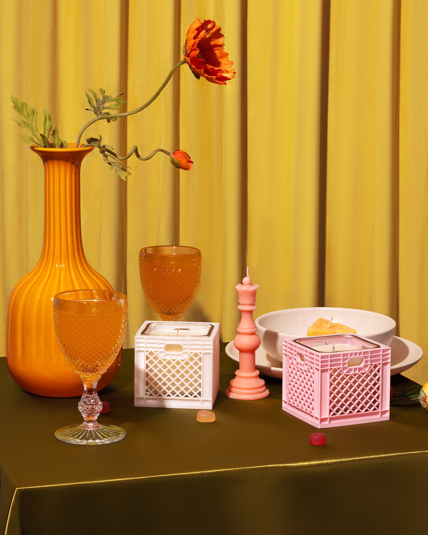 PINK MILK CRATE
