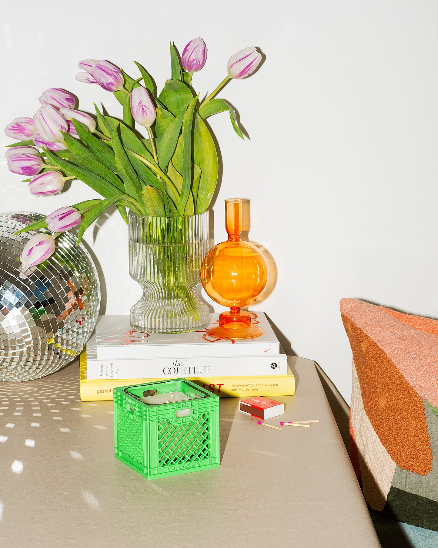 GREEN MILK CRATE