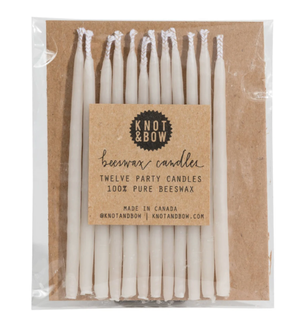 Beeswax Birthday Candles