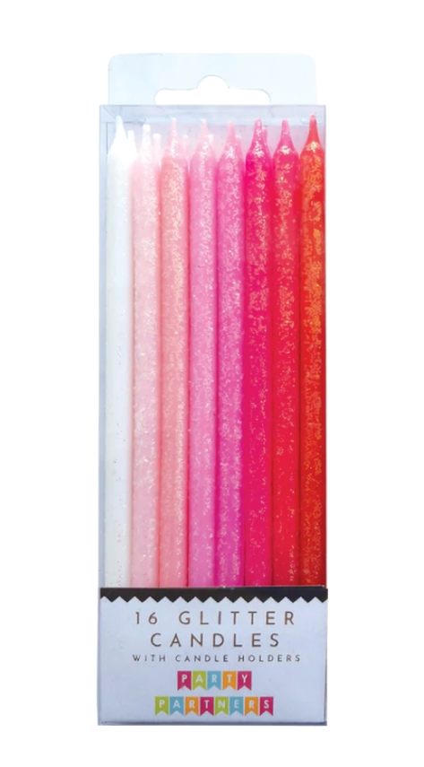 Tall Pink Candles